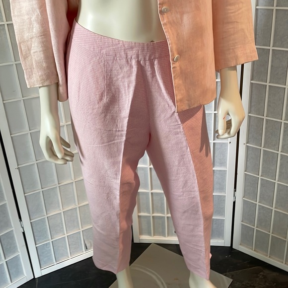 Preppy Gingham Cropped Pants Sz Euro 38 - Picture 4 of 7